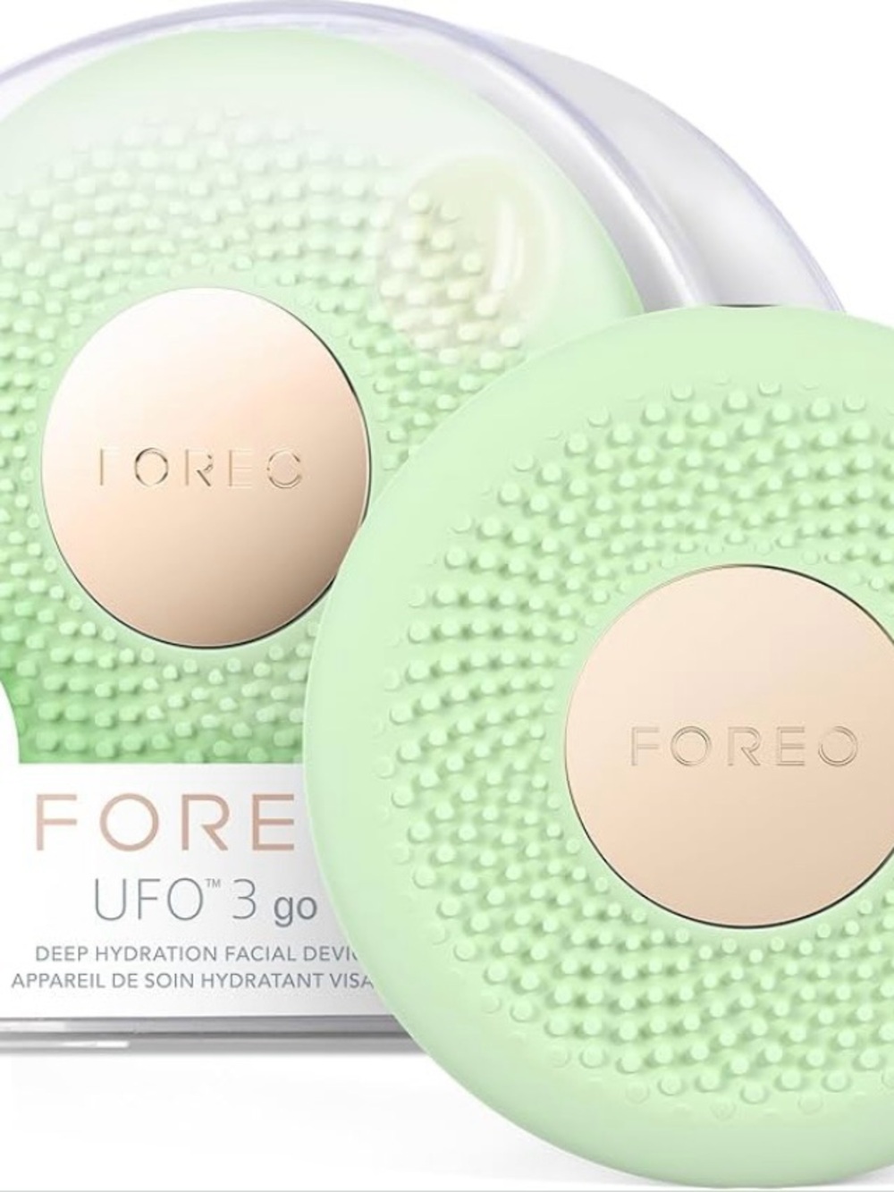 New FOREO UFO 3 go Travel Face Mask Device Anti-Aging Red Light Warming Massage